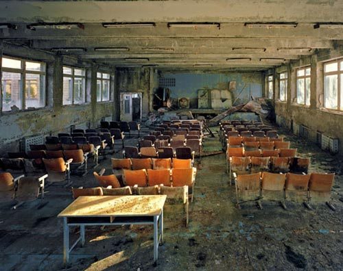 Escuela abandonada en Pripyat