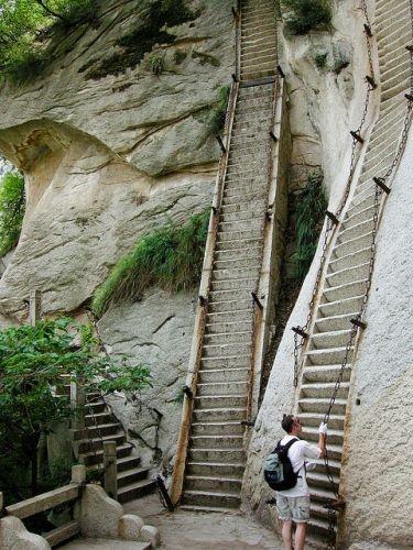 Las escaleras al cielo Monte del Esplendor - China