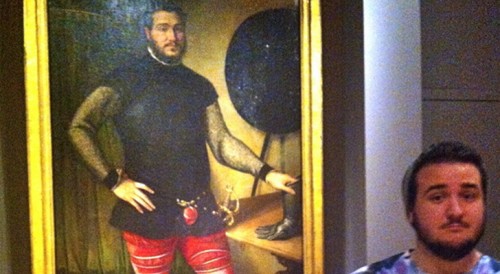 Se Encuentra a si mismo en una Pintura del Siglo XVI