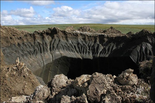video del crater siberiano