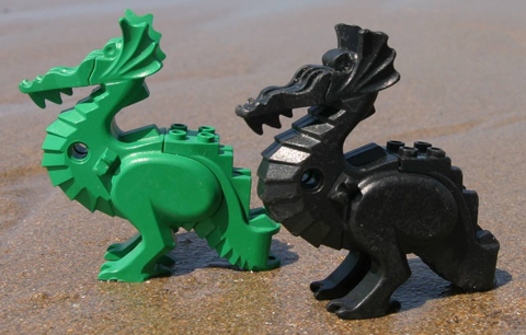 Legos en una playa inglesa