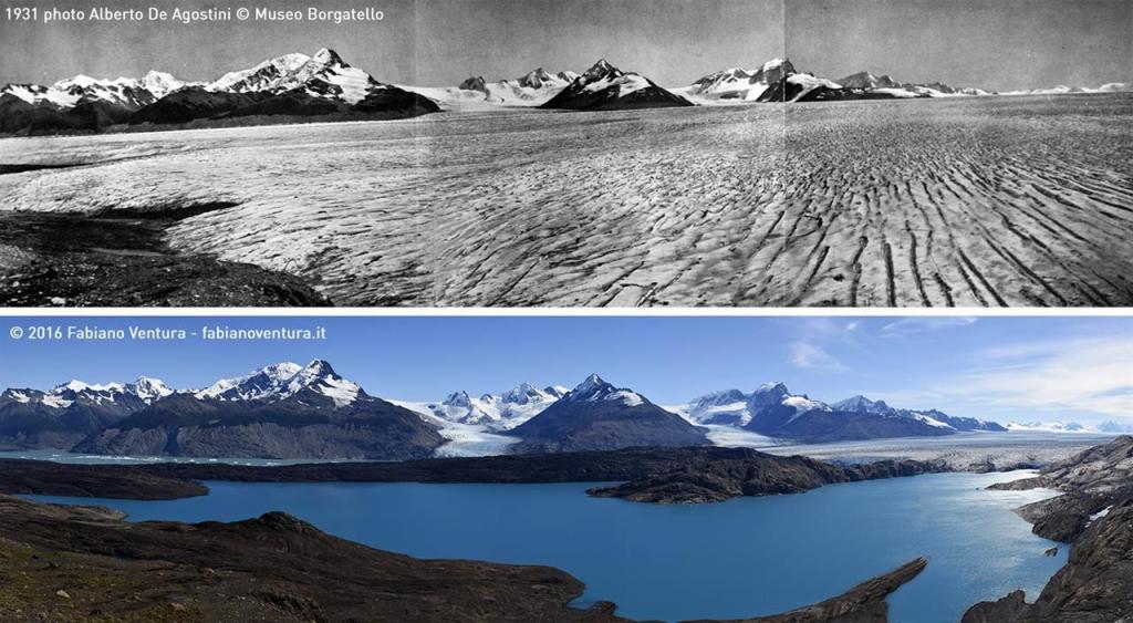 Preocupante retroceso de los Glaciares